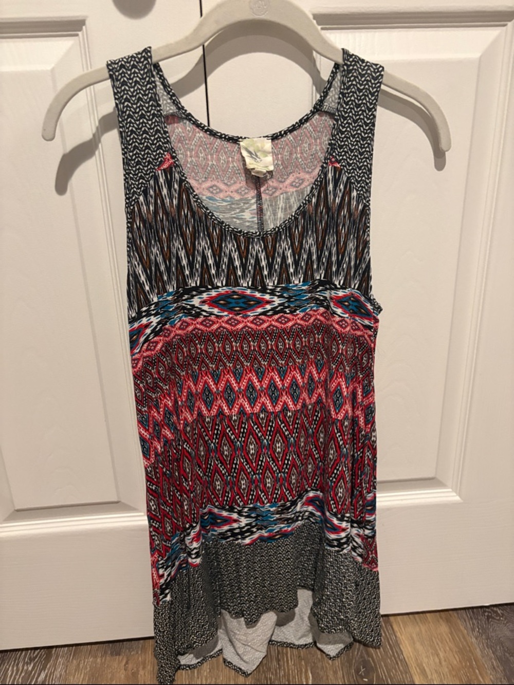 Anthropologie Weston Wear bohemian swing tank mini dress